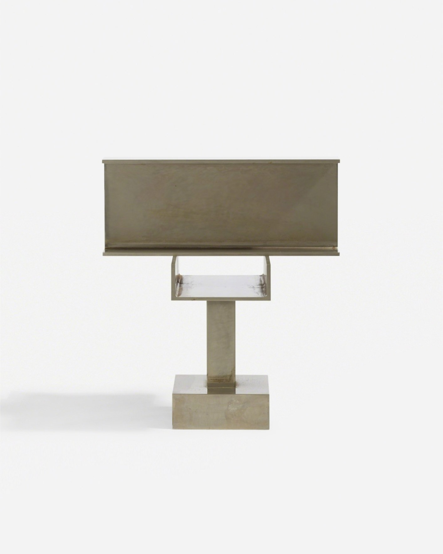 James Prestini, Construction #203, 1970, Chrome-plated steel, 68.6 × 61 × 40.6 cm, Image © Rago/Wright/LAMA