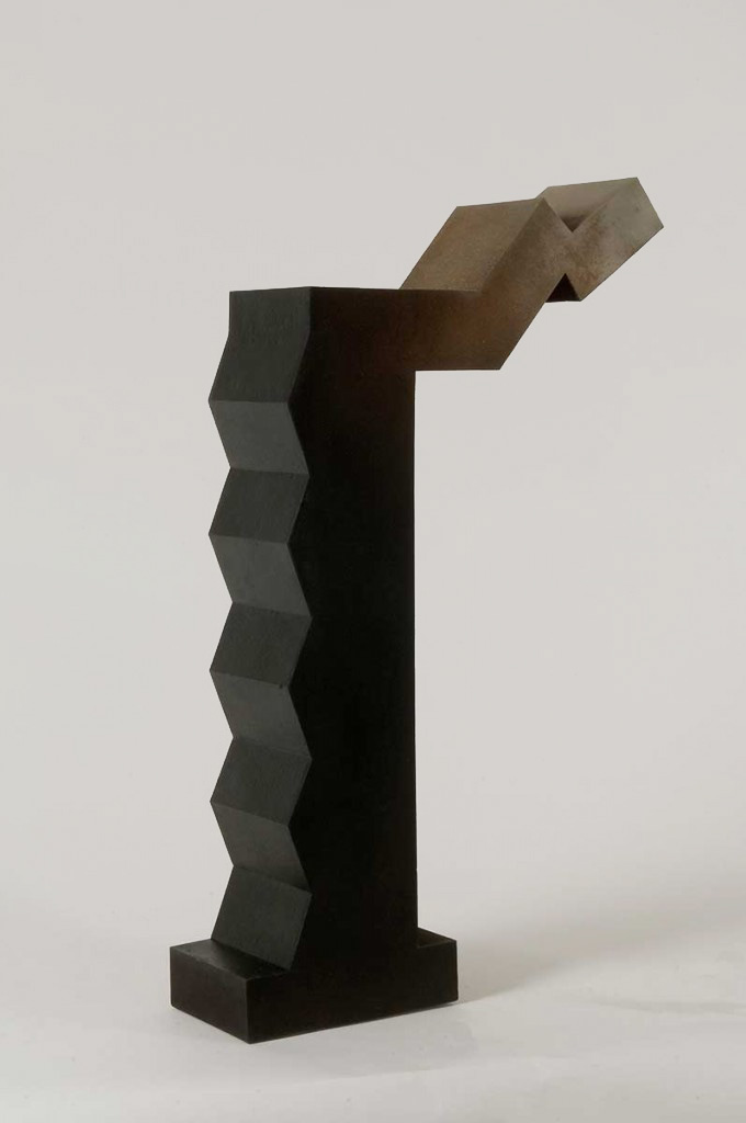 Enric Mestre, Architecture Enigmatic, 56 x 91 x 17 cm, Stoneware with calcined clay decorated with engobe, 2011