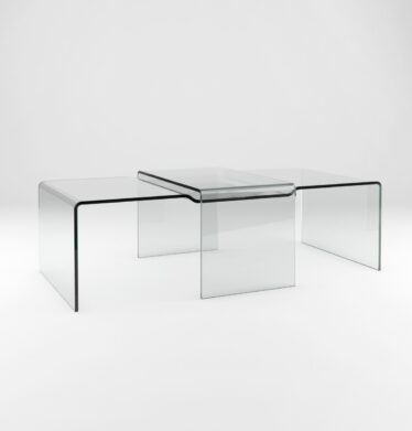 Glass Table - Ligne Roset "Brooklyn"