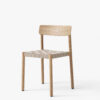Oak Betty Chair by Thau & Kallio with a seat made of exposed webbing | Aesence