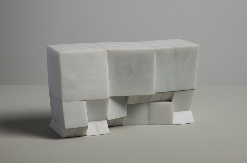 Sergio de Camargo Untitled Carrara Marble 38.5 x 70 x 45 cm