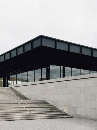 Minimalist Photography of the Neue Nationalgalerie by Sarah Dorweiler for Aesence