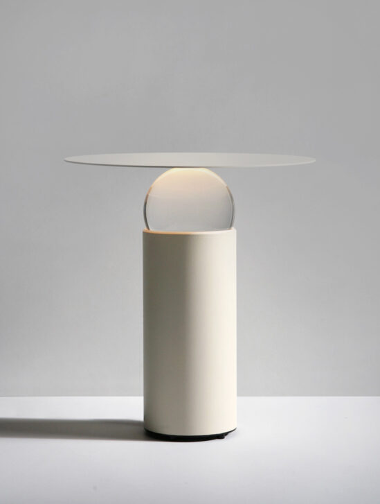 SFIR – table luminaire by Johannes Budde | Minimalist lamp design via Aesence
