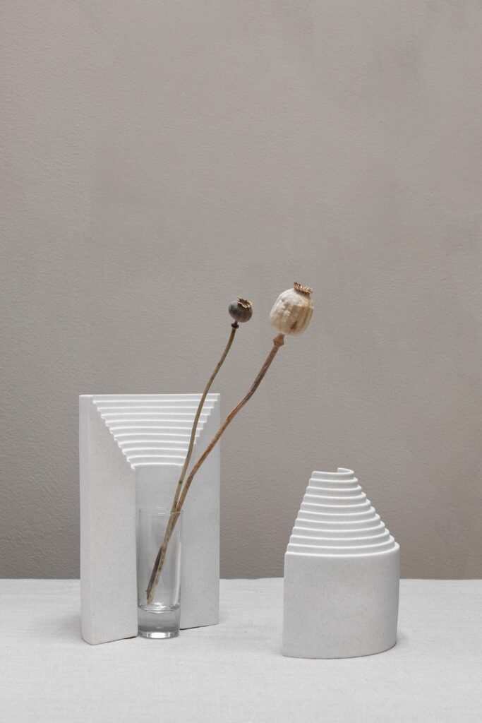 Minimalist vase, Ark Vase, Product Design by Norm Architects for Origin, 2020, Courtesy of Norm Architects
