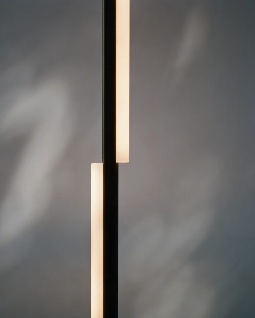 One well known sequence, Minimalist Lamp by Michael Anastassiades