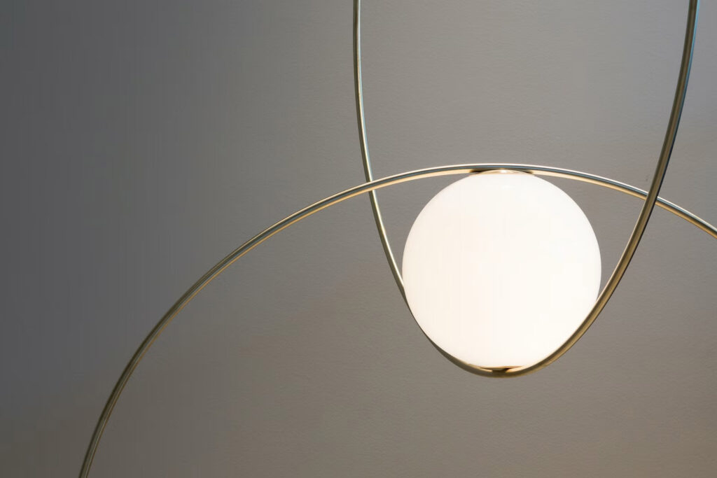 Mobile Chandeliers by Michael Anastassiades | Minimalist Lamp Design