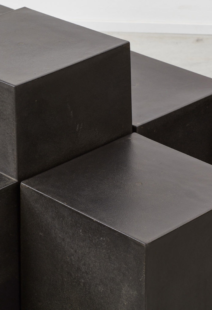 Detail of the Black Gli Chess series by Mario Bellini