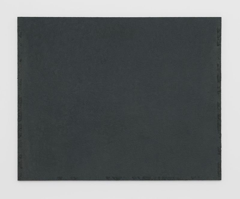 Meditation 981007, 1998, Tak fiber on canvas, 130 x 162 cm