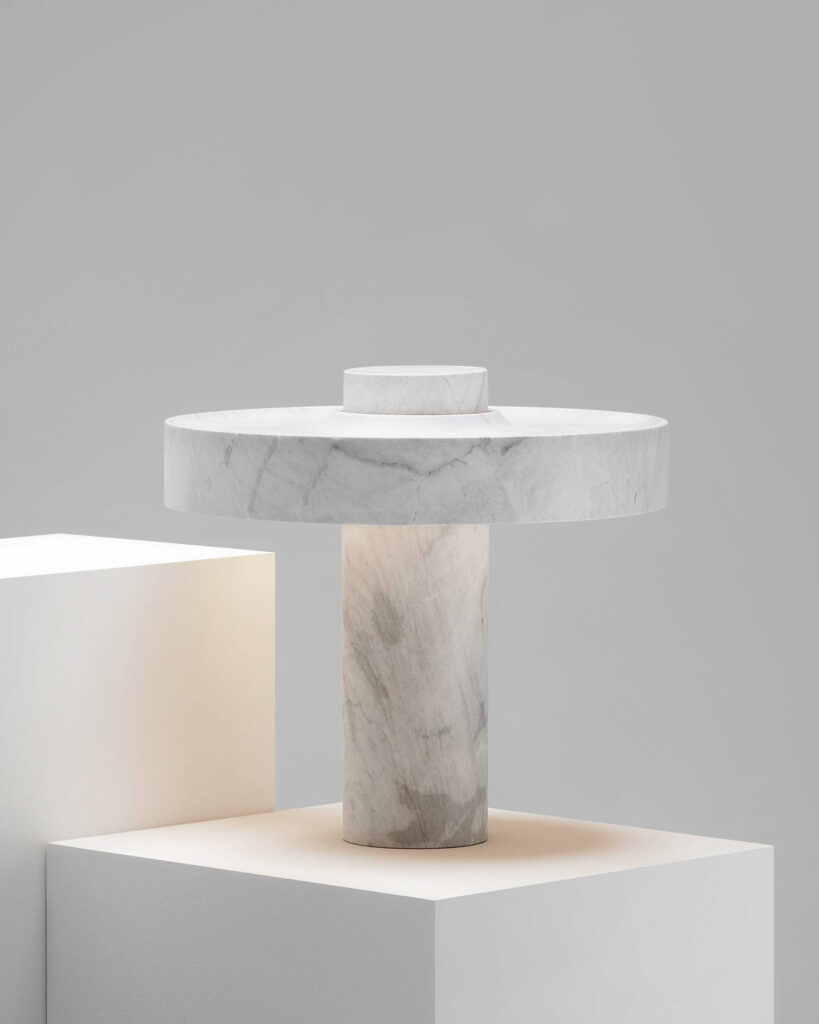 Minimalist Desk Lamp Hemera by Ross Gardam