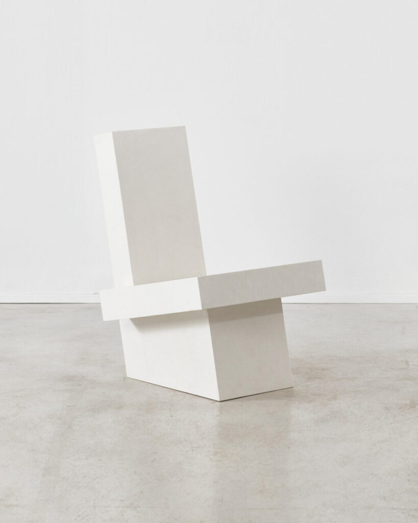 Minimalist Art & Design: Paper Lounge Chair by David Horan and Béton Brut