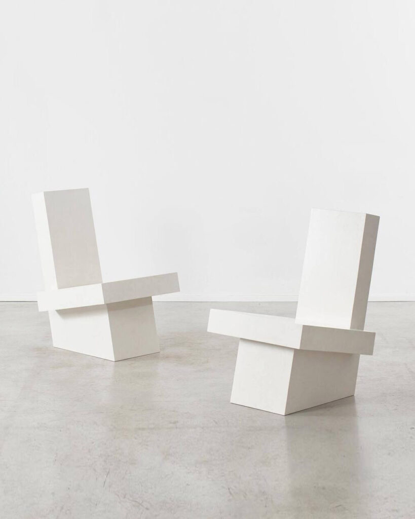 Minimalist Art & Design: Paper Lounge Chair by David Horan and Béton Brut