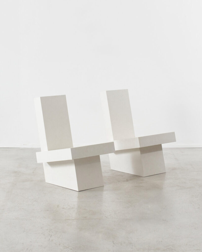 Minimalist Art & Design: Paper Lounge Chair by David Horan and Béton Brut