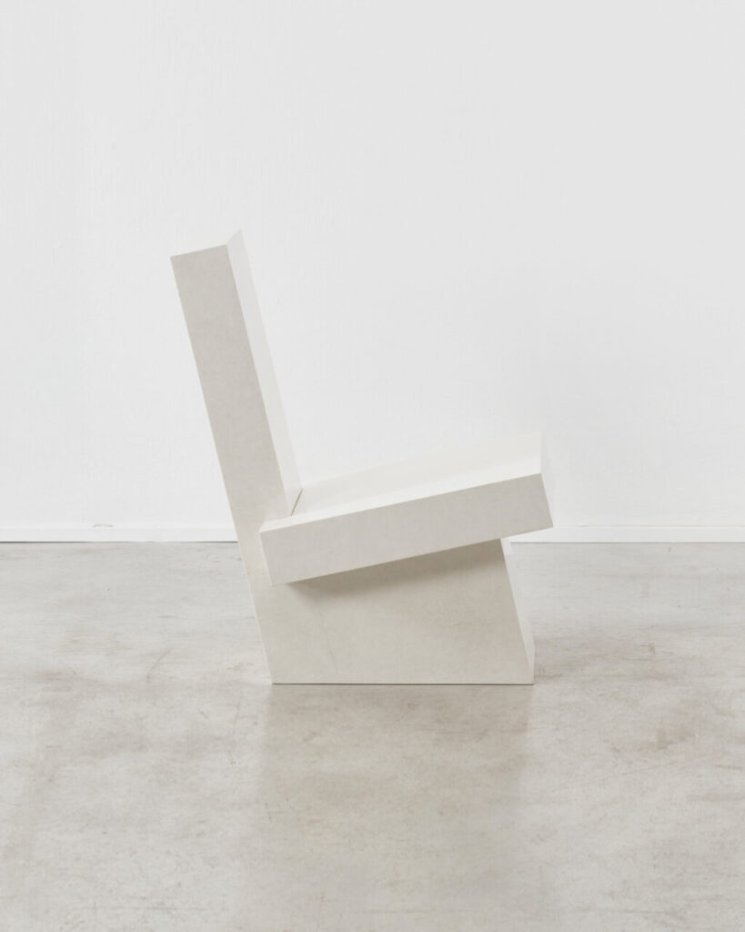 Minimalist Art & Design: Paper Lounge Chair by David Horan and Béton Brut