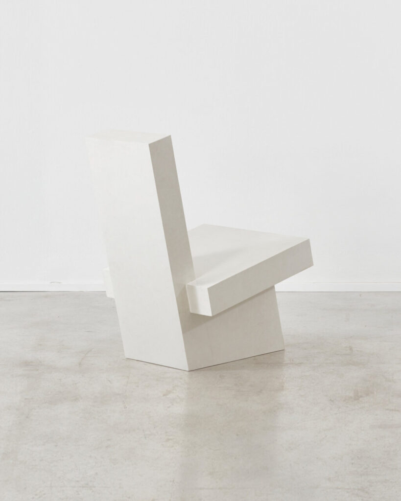 Minimalist Art & Design: Paper Lounge Chair by David Horan and Béton Brut
