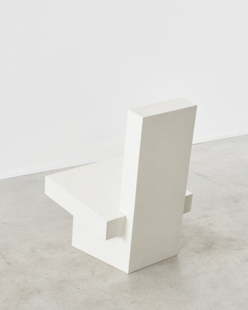 Minimalist Art & Design: Paper Lounge Chair by David Horan and Béton Brut