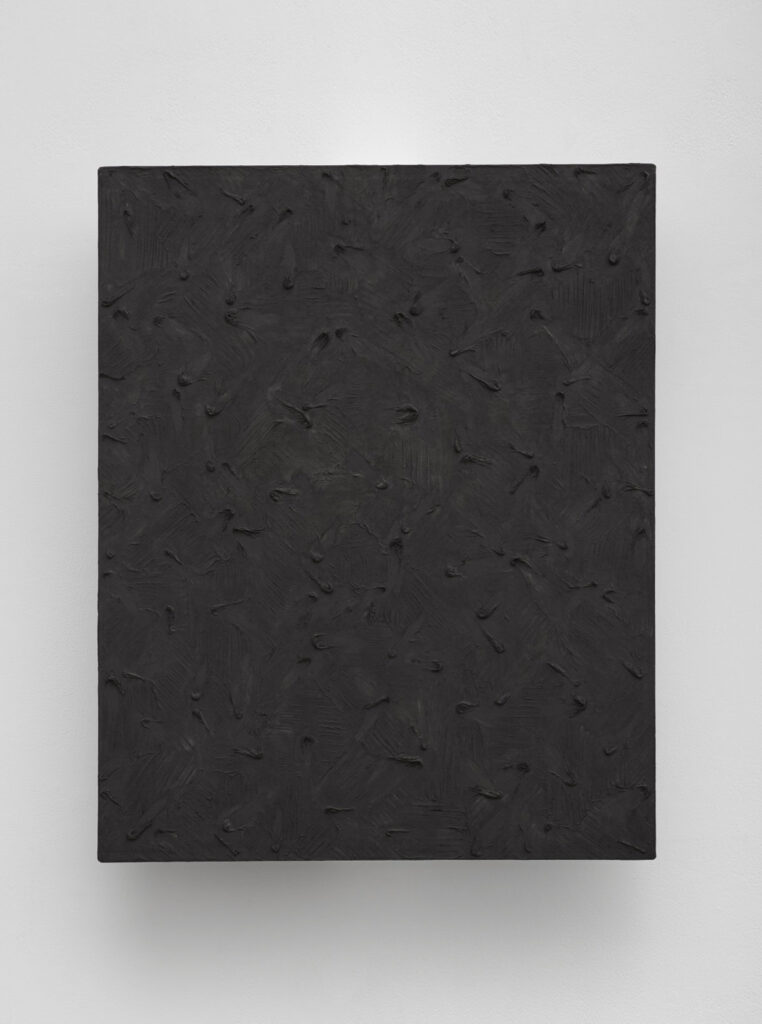 Ecriture No. 113–87, 1987, Mixed media with Korean Hanji paper on canvas, 90.8 × 73 × 10.5 cm © Park Seo-Bo via White Cube