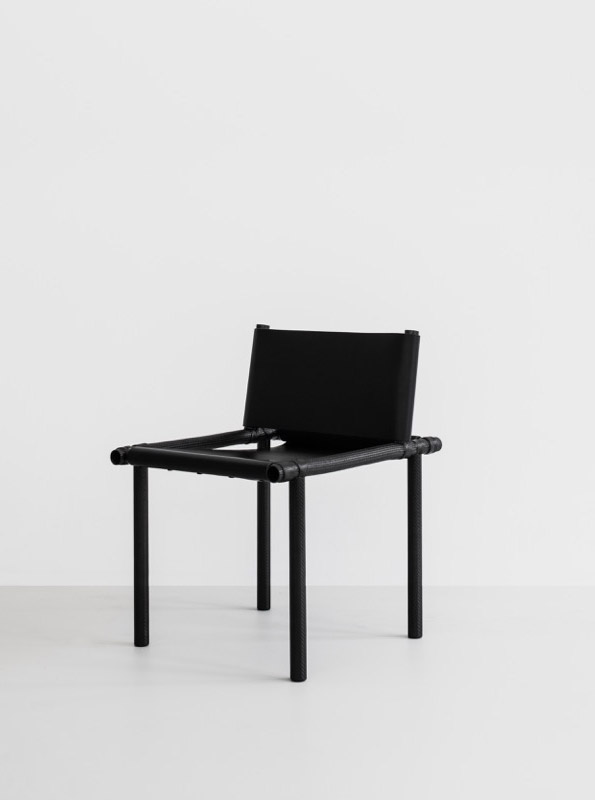 Carbon Tube Chair by Jonathan Muecke