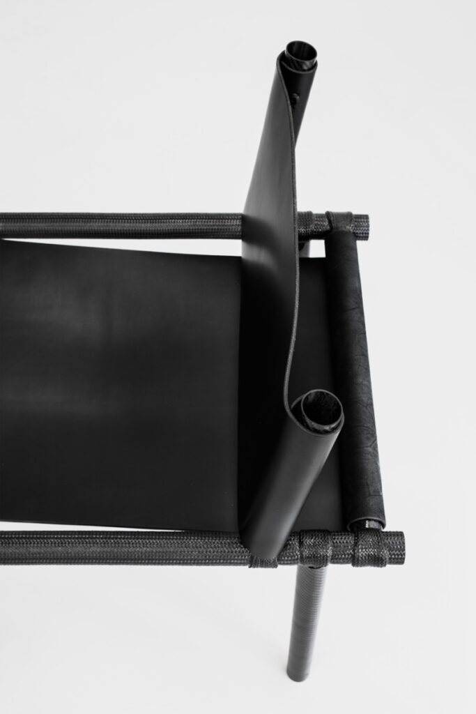 Carbon Tube Chair by Jonathan Muecke