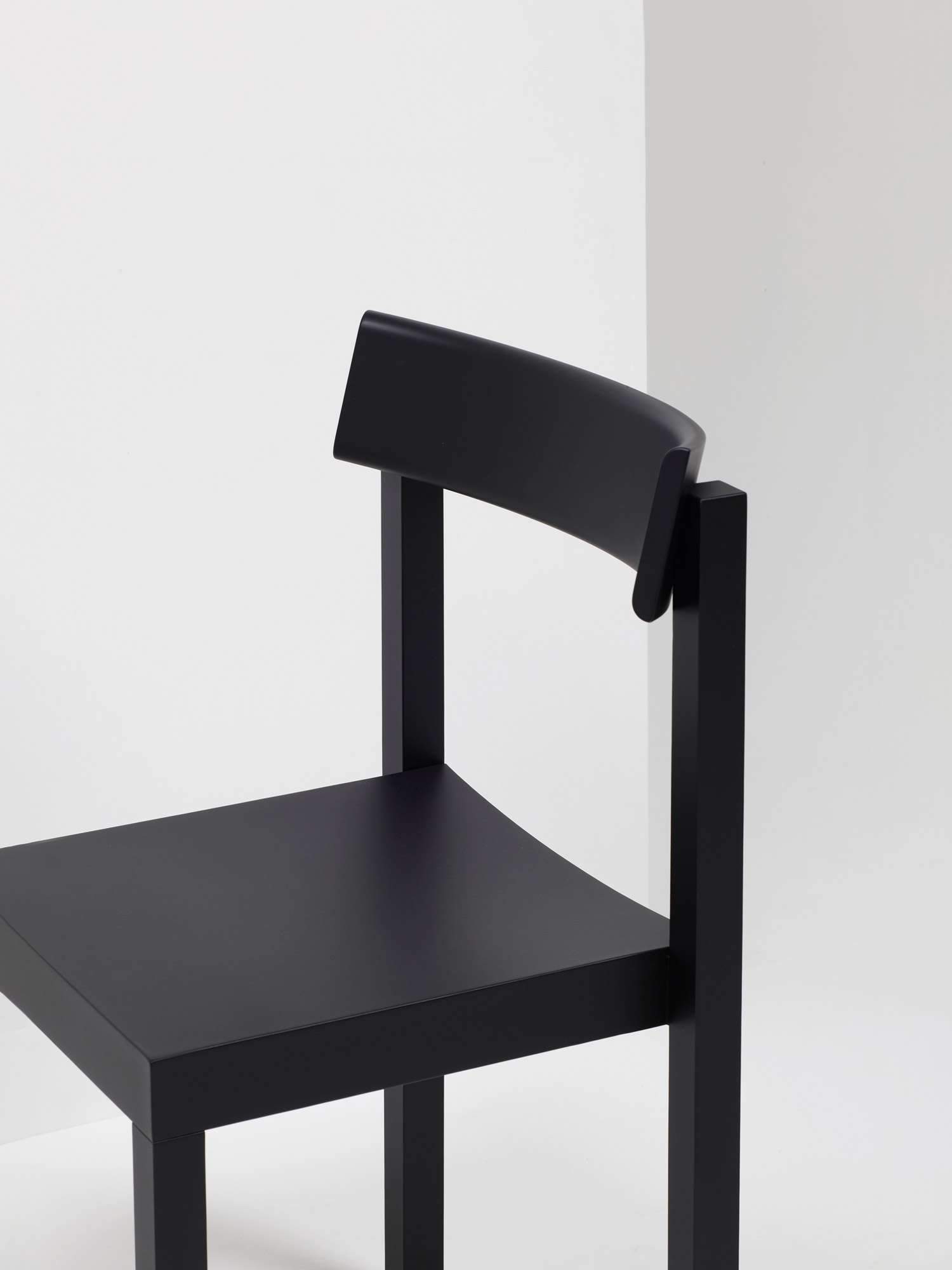 Minimalist Black Chair by Konstantin Grcic 
