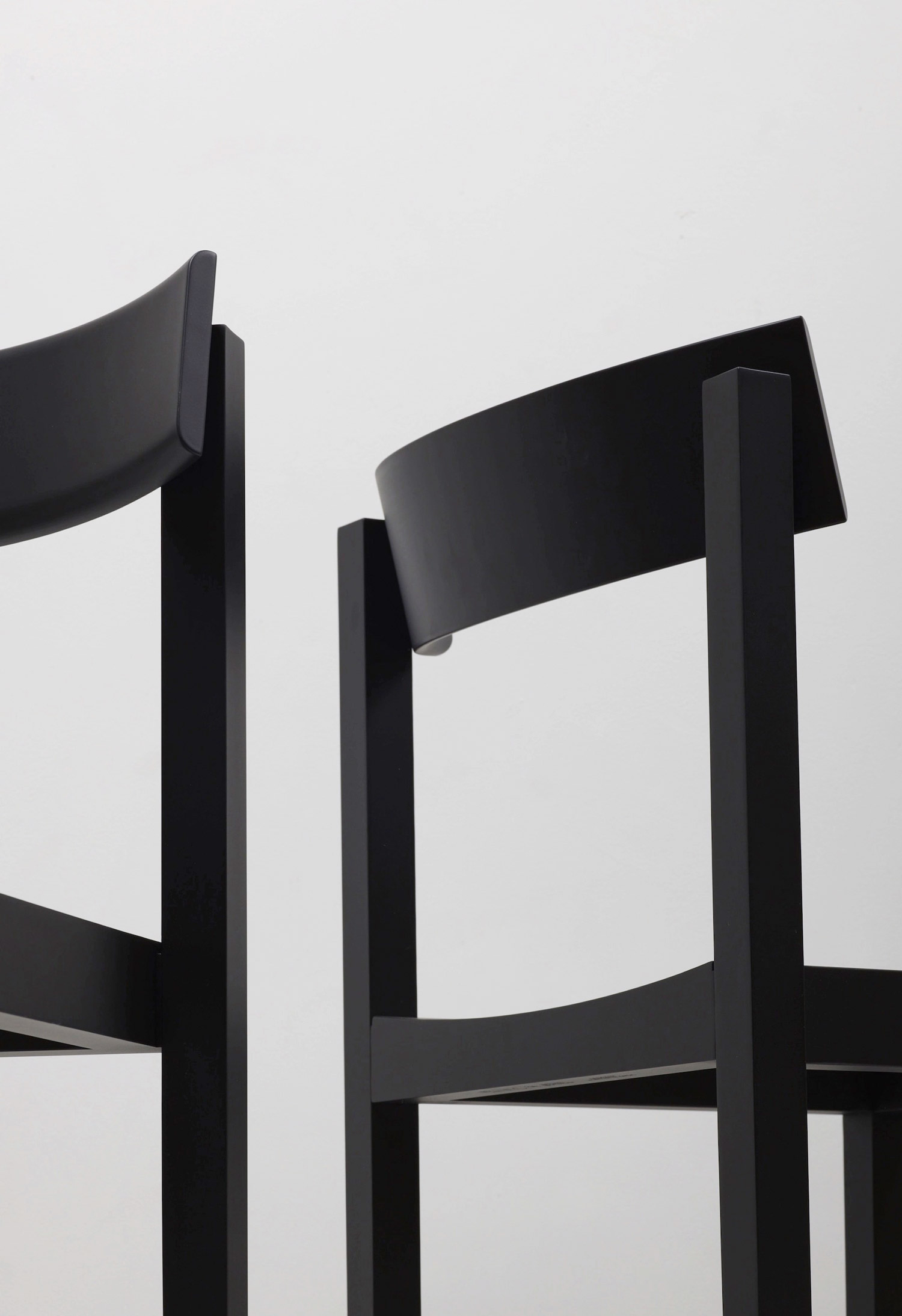 Minimalist Black Chair by Konstantin Grcic