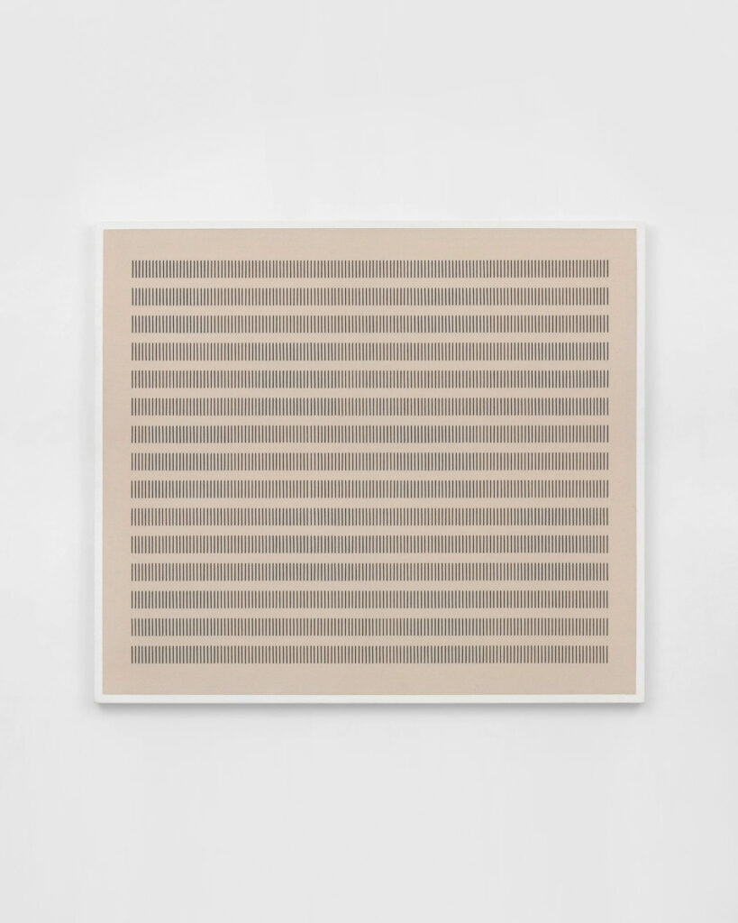 Andreas Diaz Andersson, ENTRE V, Cotton thread and acrylic on canvas, 140cm x 160cm 