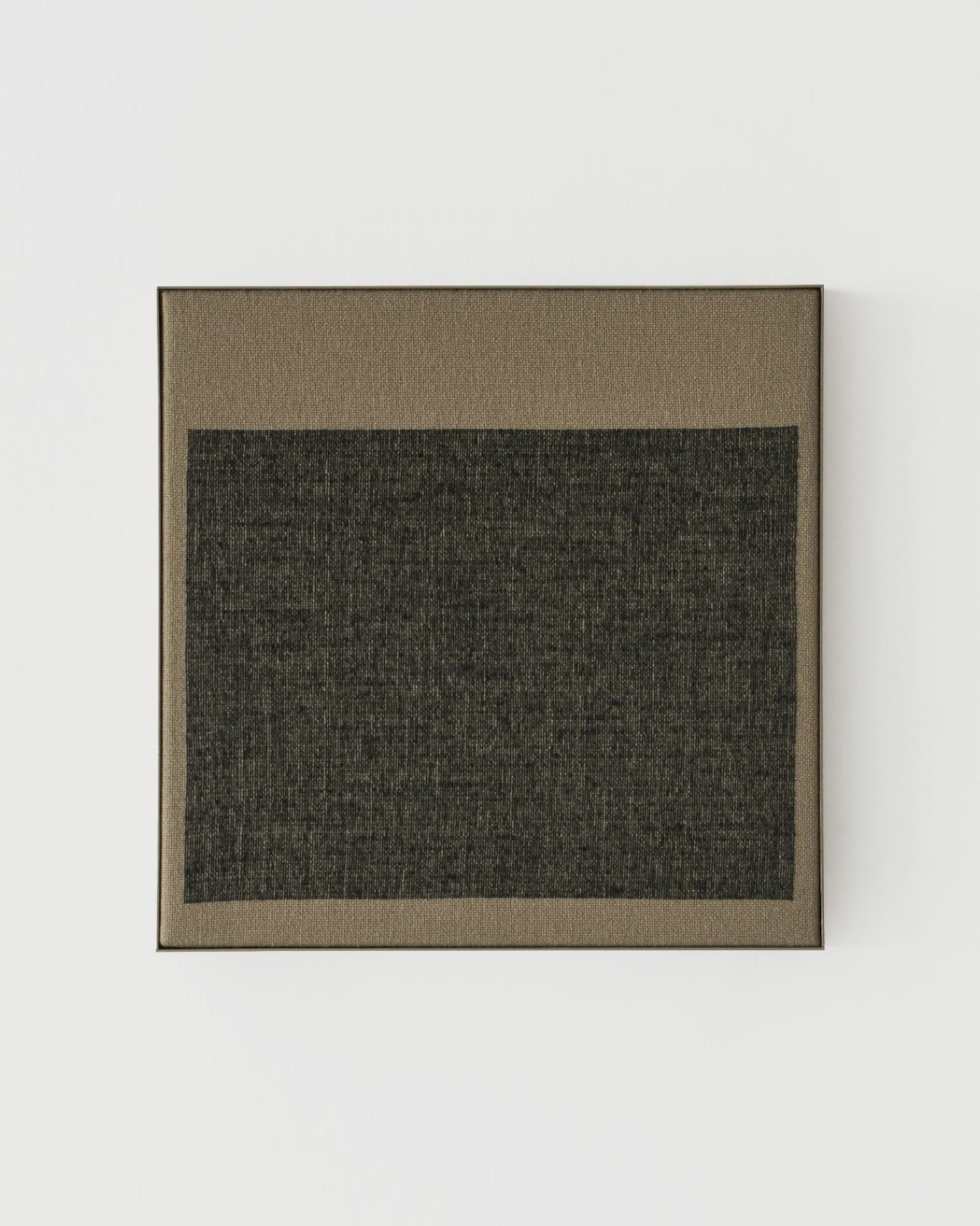 Chris Liljenberg Halstrøm, Entity 25.220 / 2021, 50x50 cm, Linen-cotton thread on wool