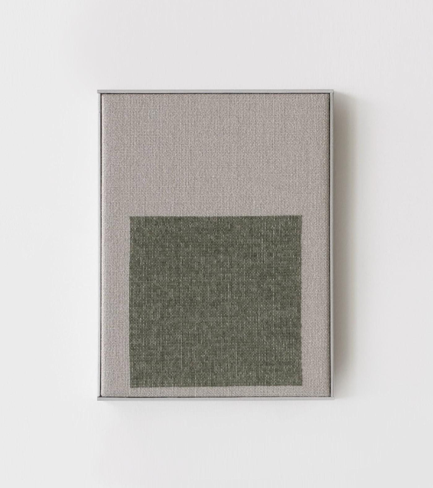© Chris Liljenberg Halstrøm, Low Entity 7.021, 2020, Linen/cotton thread on wool, 30 x 40 cm