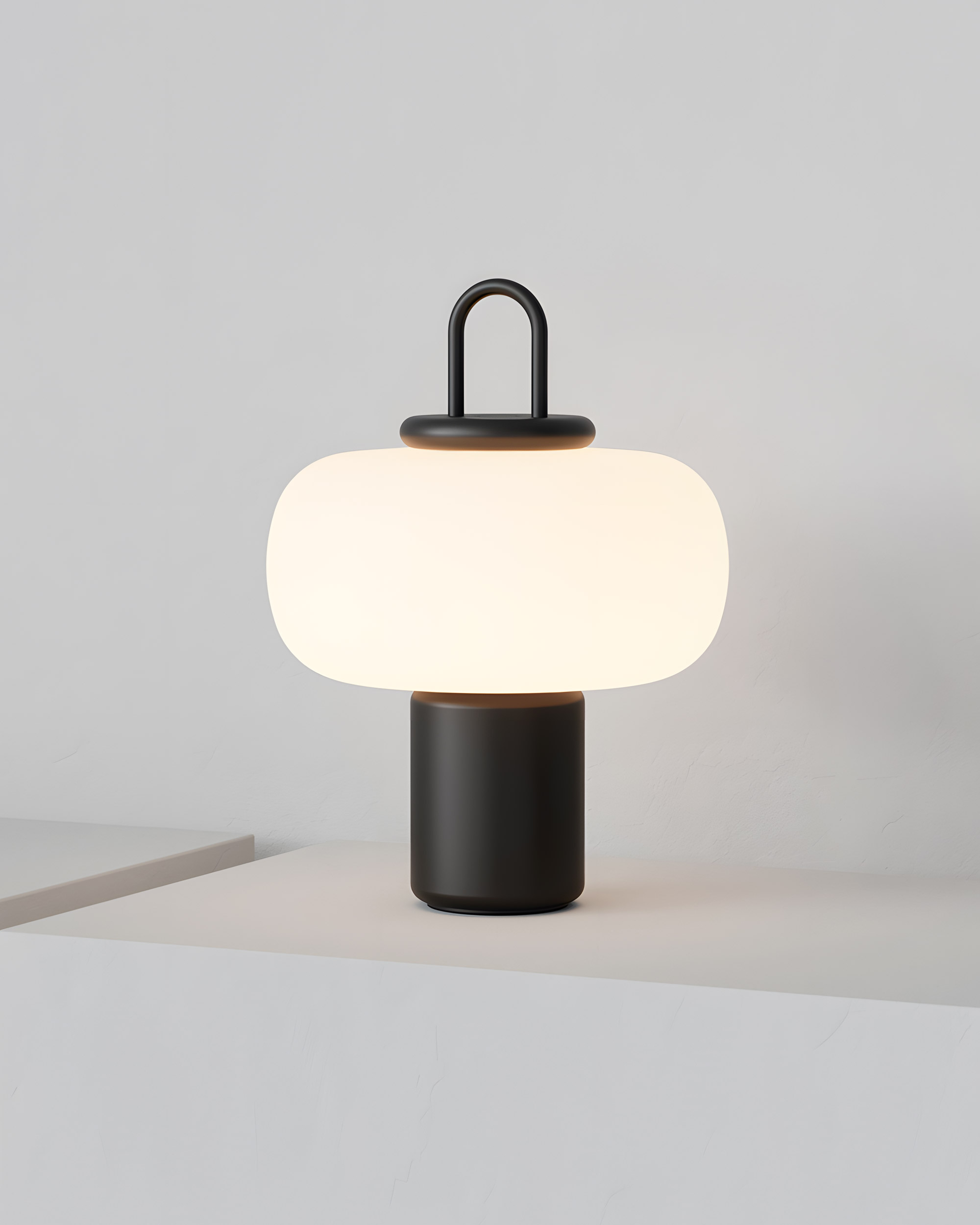 Minimalist Table Lamp "Nox" by Alfred Häberli | Aesence