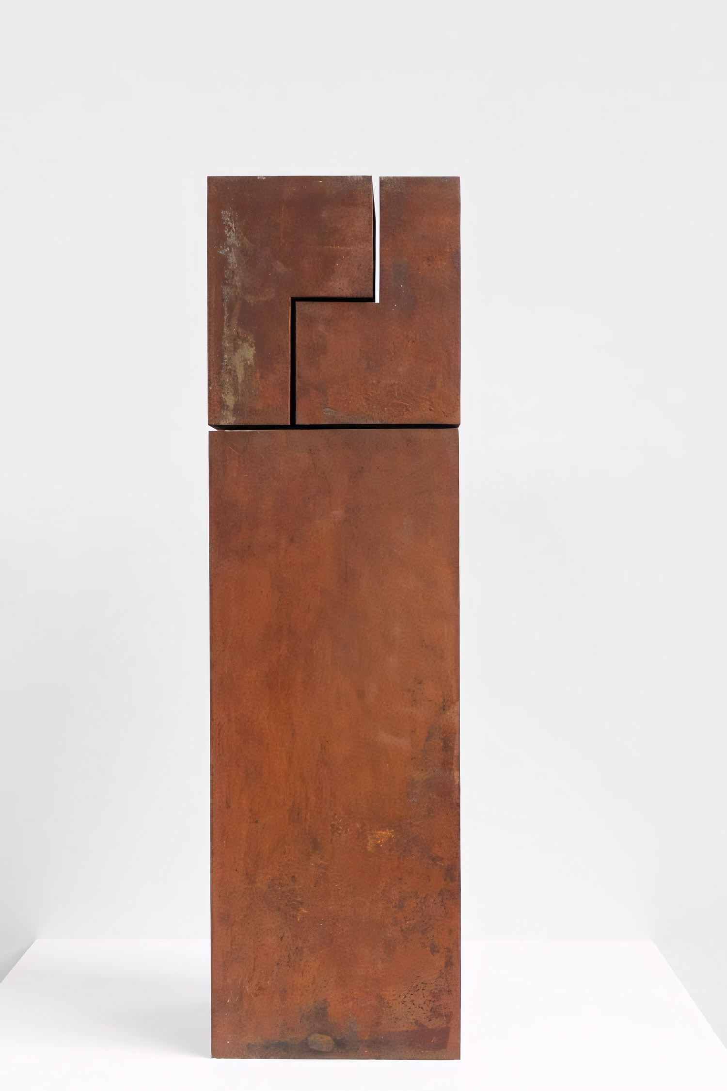 Minimalist Steel Sculpture by Jürgen Heinz