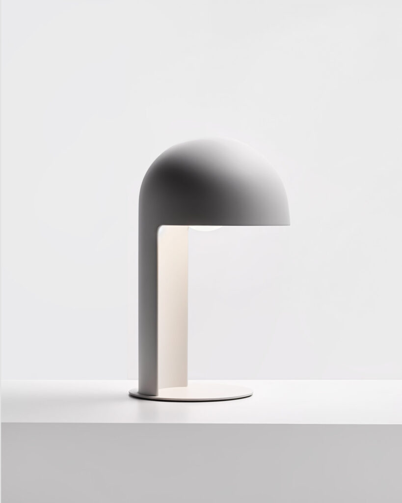 White minimalist Table Lamp | Aesence