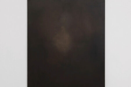 Leonardo Anker Vandal, Lieder, tea and mordente on Belgian linen, 155cm x 130cm © The Artist, Image Courtesy Cadogan Gallery