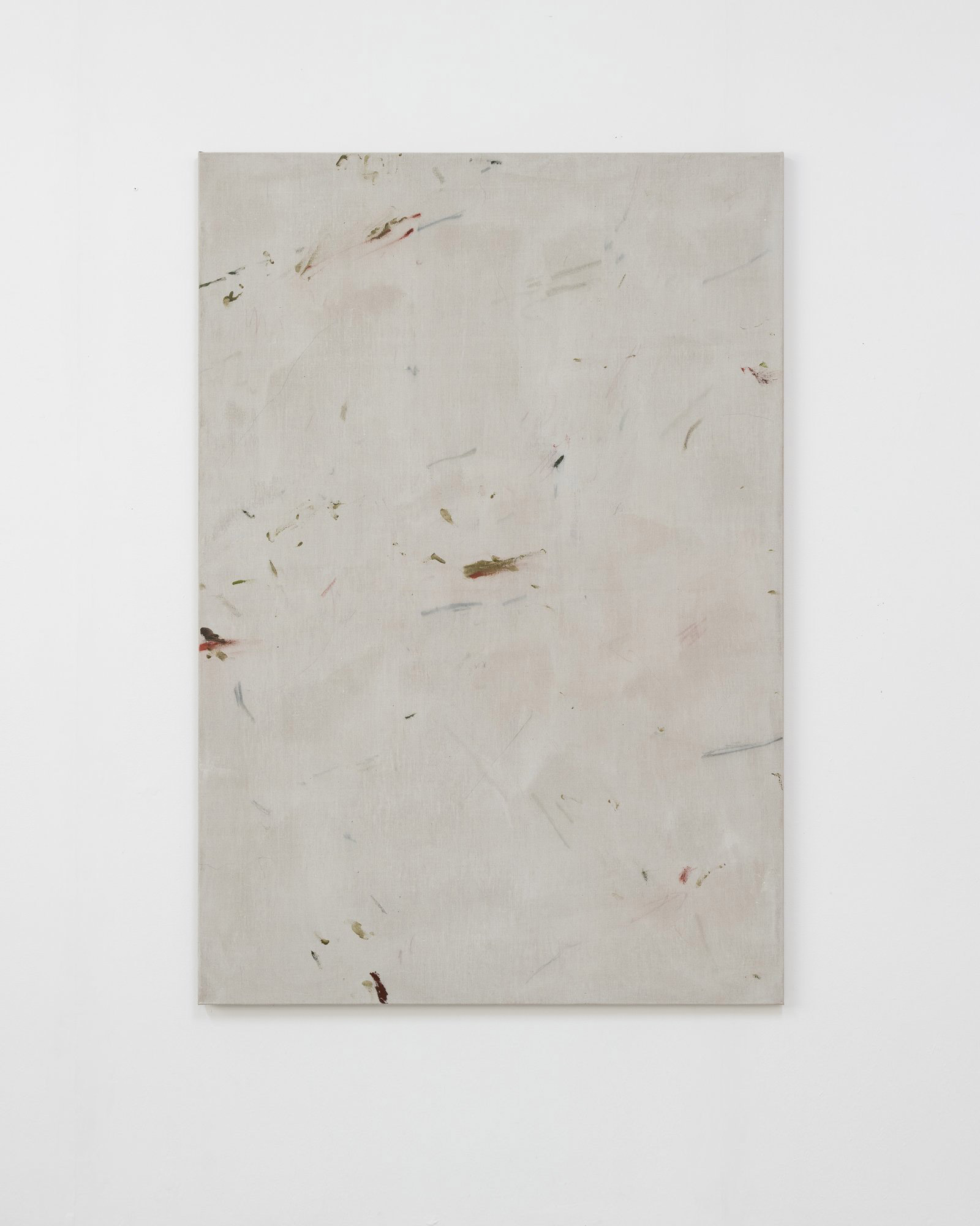 Struan Teague, Untitled, 2022, pigment, dispersion, oil and pencil on linen, 160 x 110 cm © The Artist