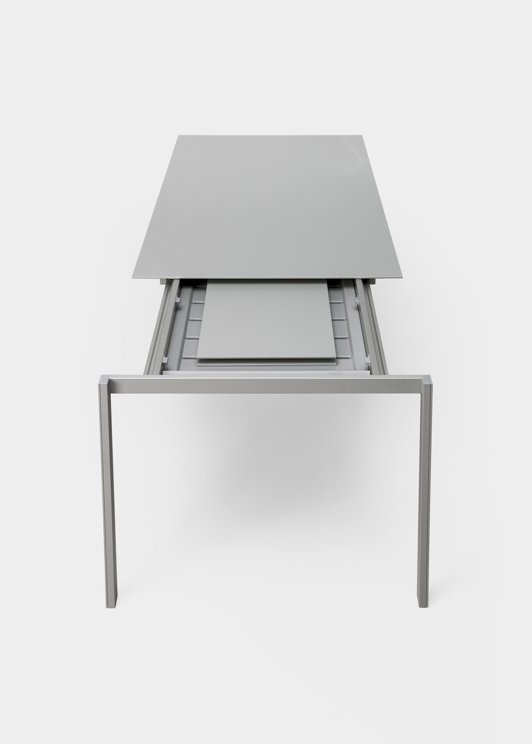 Thin-K Table by Luciano Bertoncini in grey