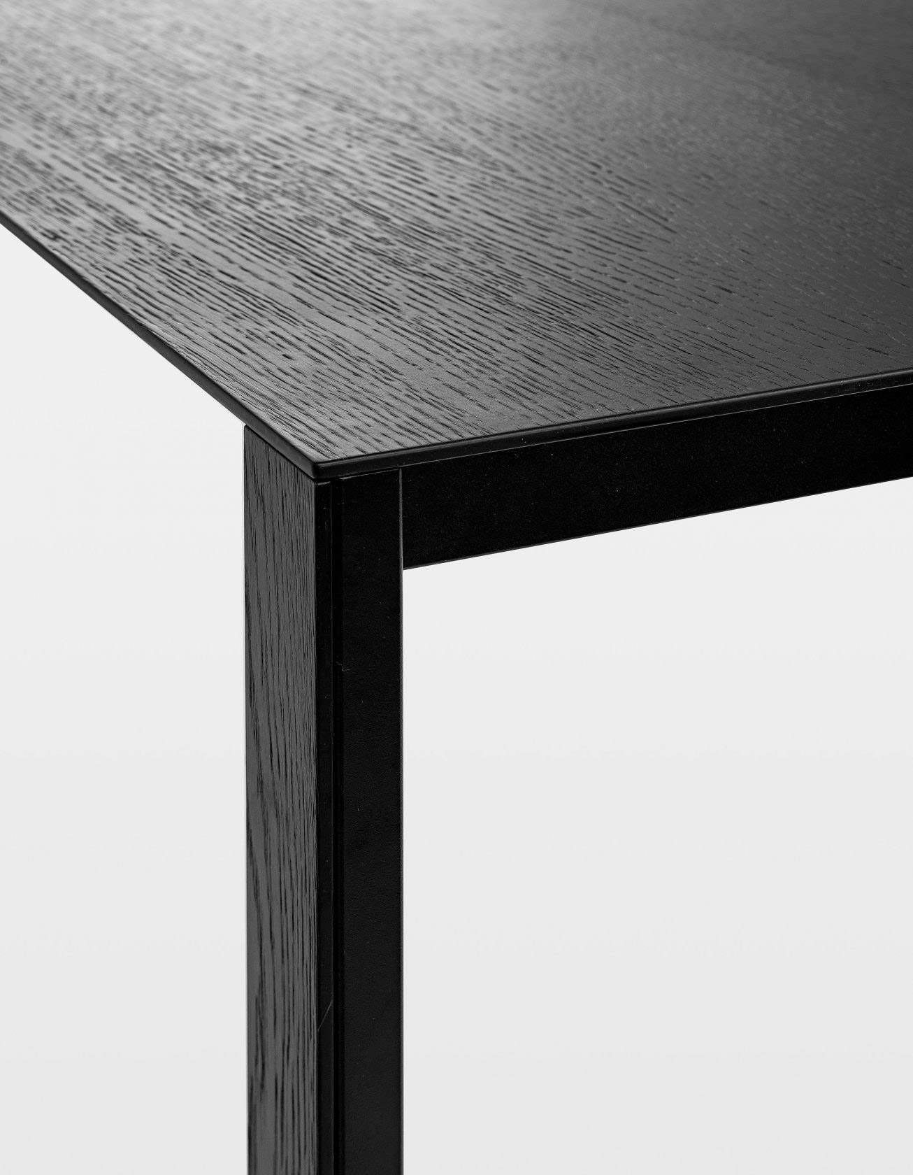 Thin-K Table by Luciano Bertoncini in Black