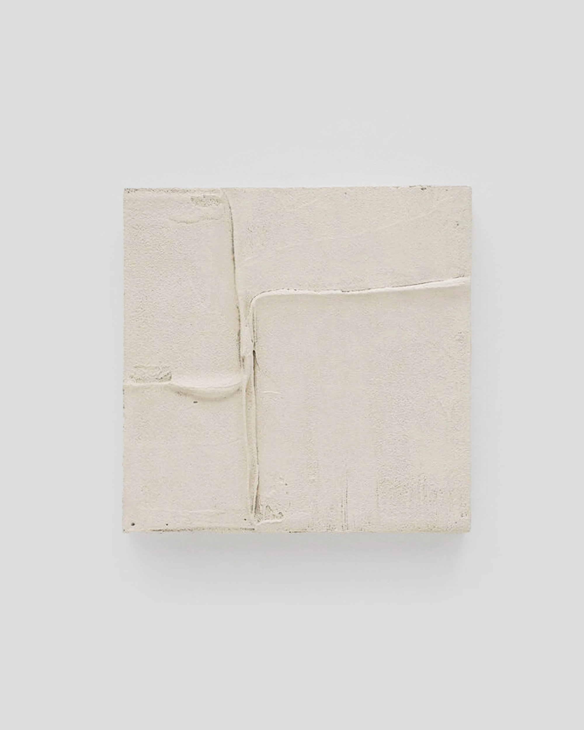 Antonia Ferrer, 22/72 Tríptico Cuerdas, 2022, Mixed media on wood, 40 × 40 × 5 cm © The Artist, Image Courtesy Alzueta Gallery