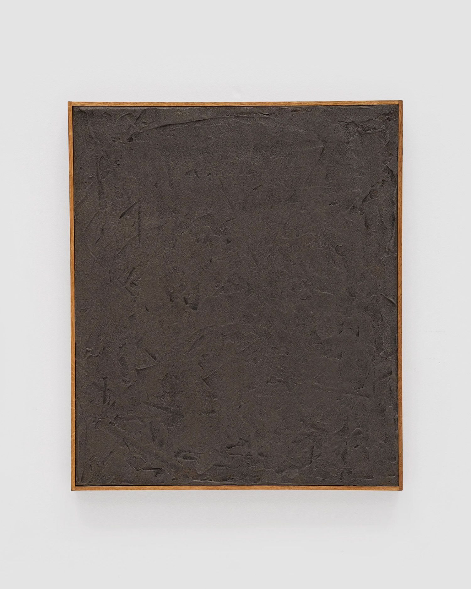 Antonia Ferrer, 22/75 Alquimia gris oscuro, 2022, Mixed media on canvas, 0.84 × 0.72 cm © The Artist, Image Courtesy Alzueta Gallery