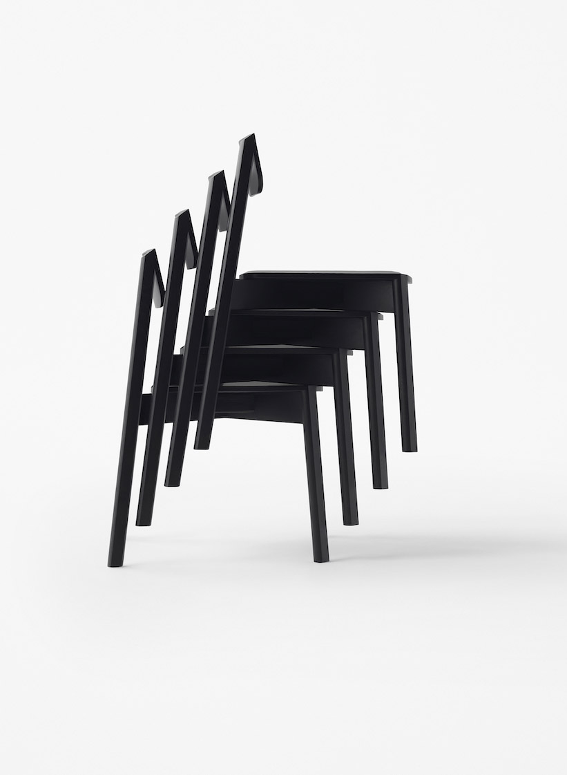 Minimalist Blade Chair by nendo