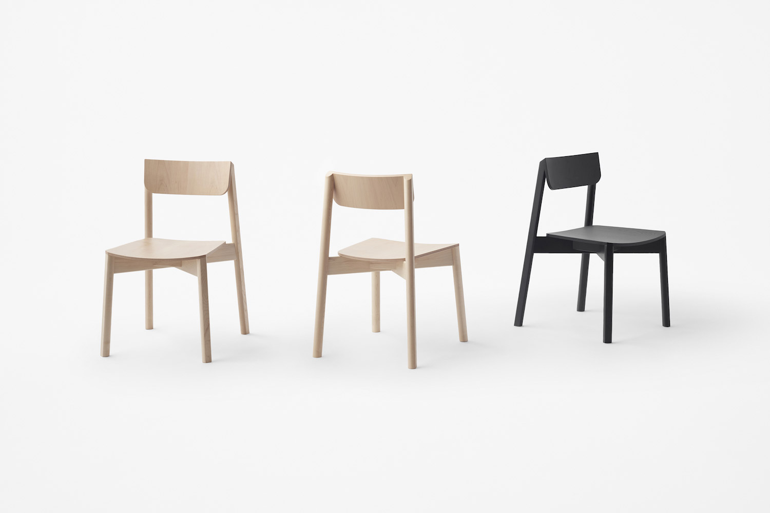 Minimalist Blade Chair by nendo