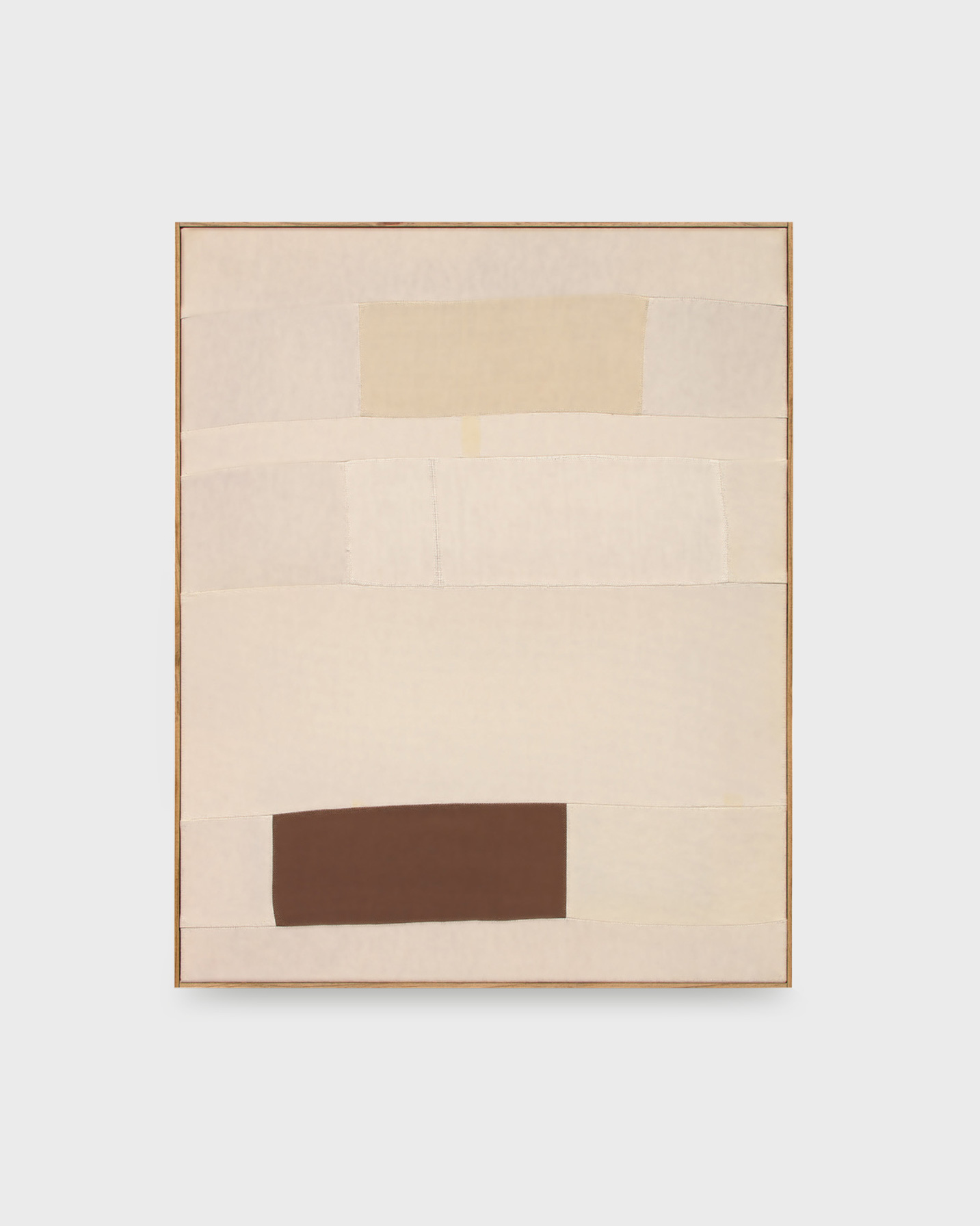 Ethan Cook, Untitled, 2013, Handwoven cotton canvas and canvas, in artist's frame, 76.2 × 61 cm © The Artist, Image Courtesy Philips