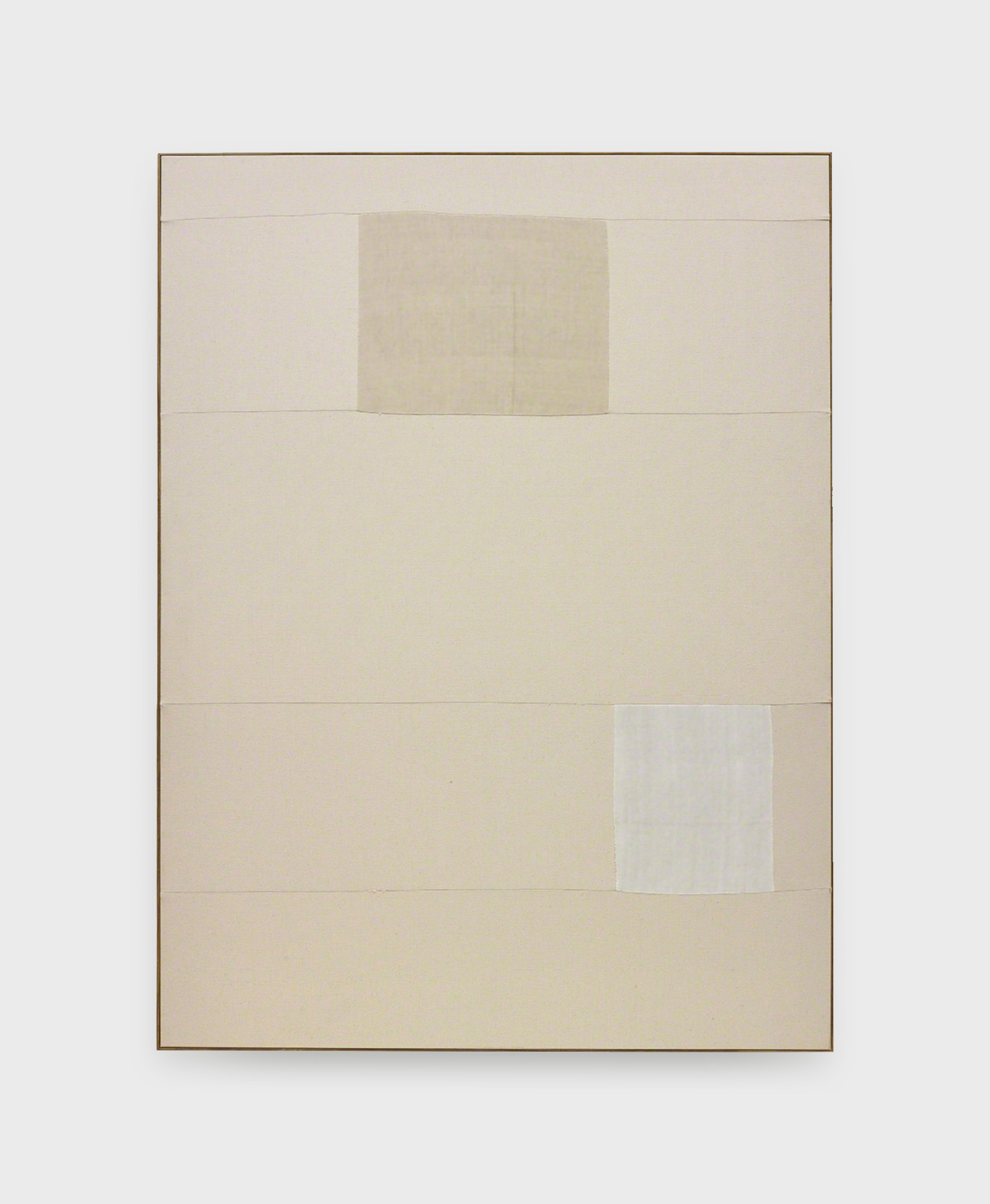 Ethan Cook, Untitled, 2013, Hand woven cotton canvas and canvas, in artist's frame, 205 × 154 cm ©The Artist, Image Courtesy Philips