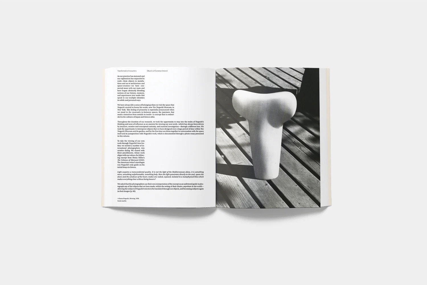 "Noguchi And Greece, Greece And Noguchi" - A Book on the relationship between Isamu Noguchi, one of the most famous artists of the 20th century, and Greece.