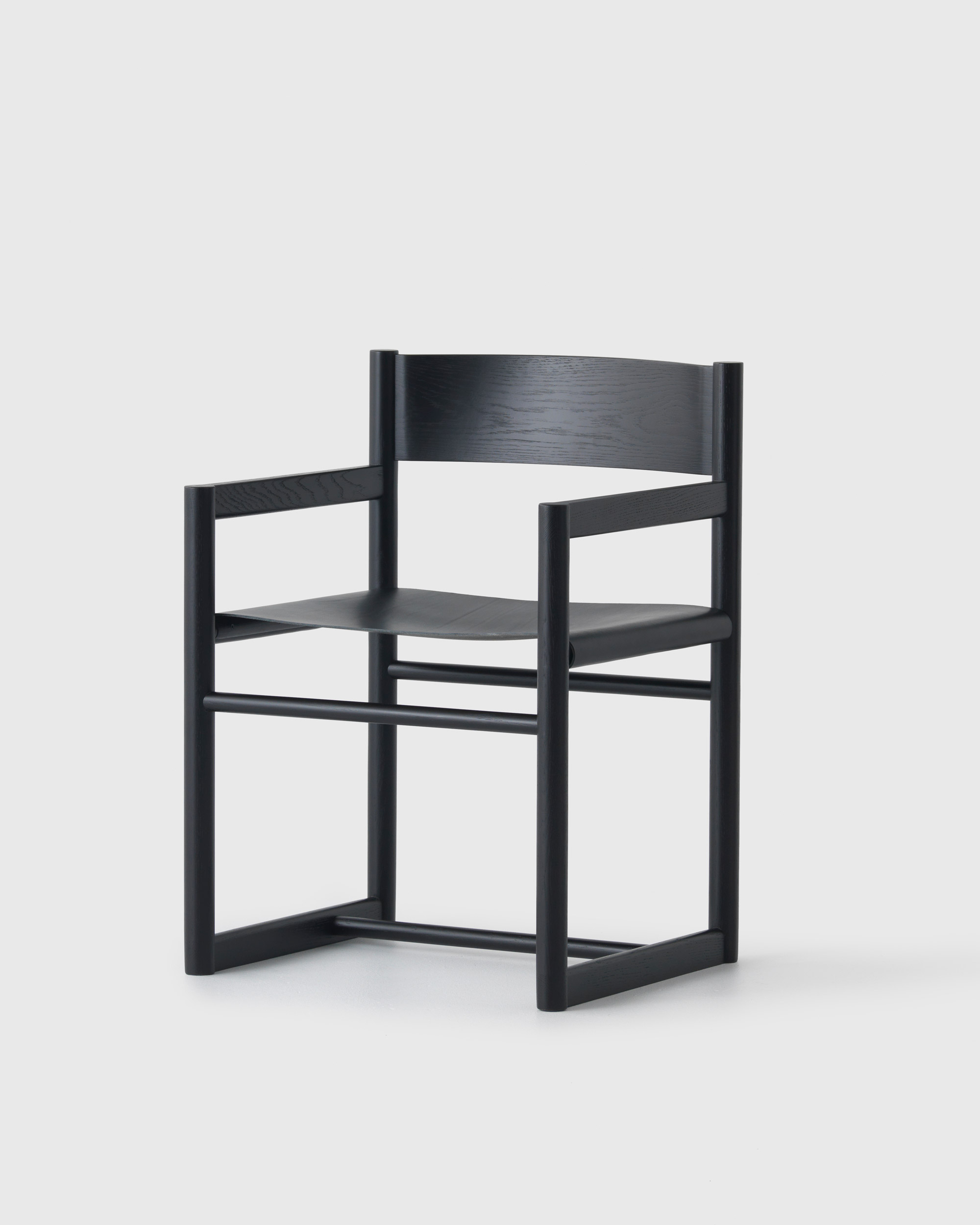 Black Minimalist Passenger Chair designed by Simon James