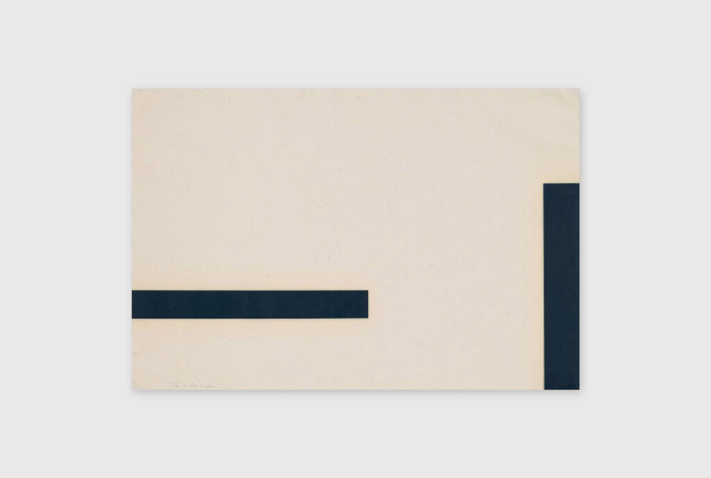 Koji Enokura, Intervention No.5, 1986, Screenprint on paper, 66 × 98 cm, Edition of 20 © The Artist, Image Courtesy 鳩ノ森美術 / HATONOMORI ART