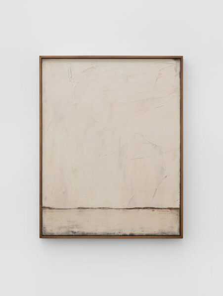 Minimalist abstract monochrome painting