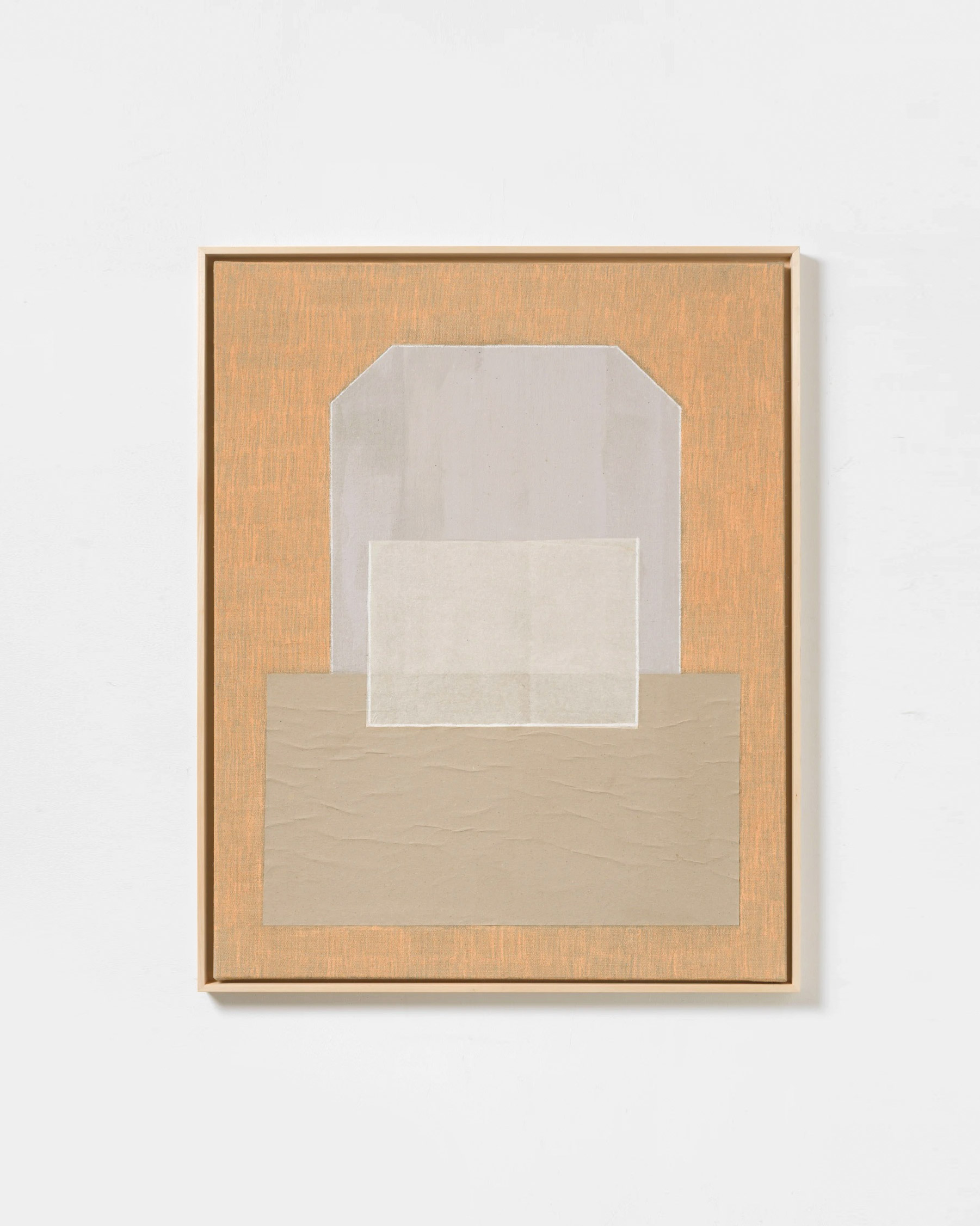 Kim Bartelt, Die Sonne geht auf, 2022, paper and pastel on linen, 100cm x 80cm © The Artist, Image Courtesy Cadogan Gallery