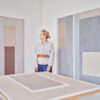 Studio Shot with Kim Bartelt © Image Courtesy Cadogan Gallery