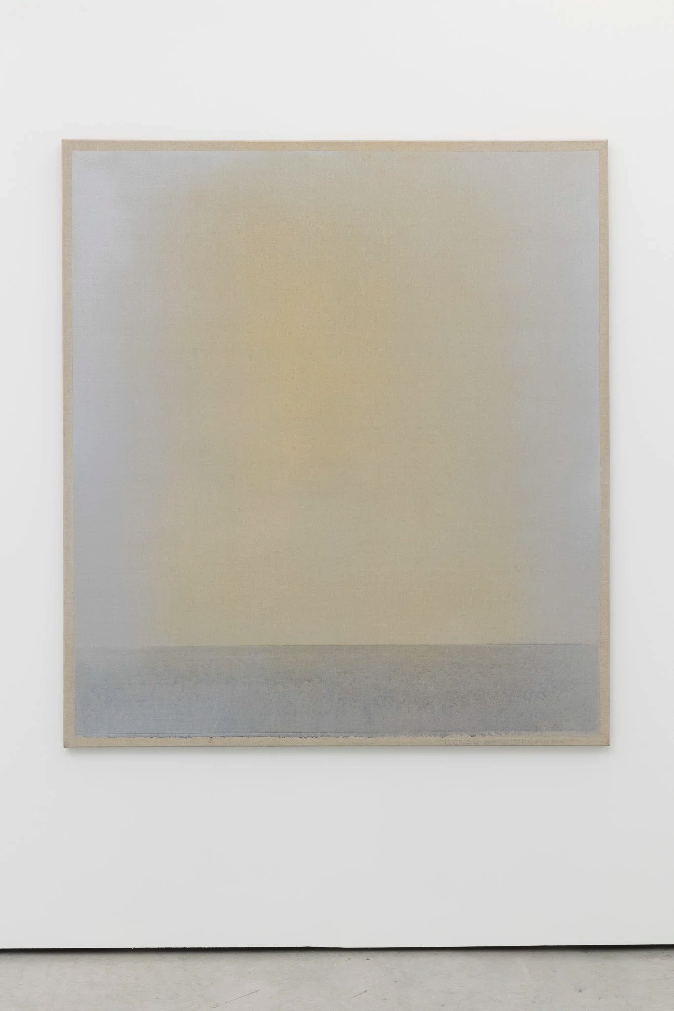 Marisa Purcell, Morning Moments, 2024, acrylic, italian linen, 154 x 137 x 4 cm © The Artist, Image Courtesy ARDEN & WHITE