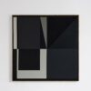 Carsten Beck, Composition on black ground, 2023, Oil & Acrylic on linen, 125 x 125 cm © The Artist