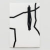 Robert Schad, ZEICHNUNG, Lacquer on sheet metal, 170 x 115 cm on view at Galerie Friese Berlin, 07.24 - 08.24 © Photography by Sarah Dorweiler / Aesence