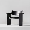Black Minimalist Chair, Image created with Midjourney